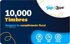 Timbres Fiscales ASPEL FACTE/10000 Electrónicos